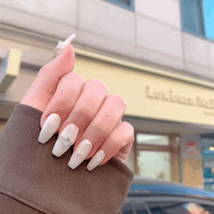  [강남/네일] 역삼역 웨딩네일 전문샵 #로우번네일 도예원장님께 받은 웨딩네일아트 솔직후기