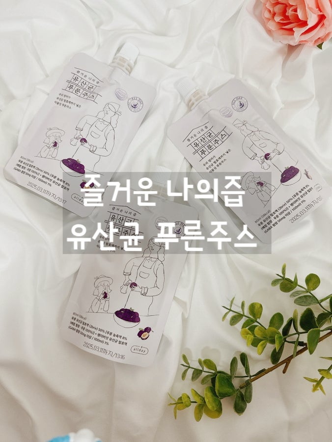 [푸른주스 먹는법 후기 ] 즐거운나의즙, 유산균 푸른주스