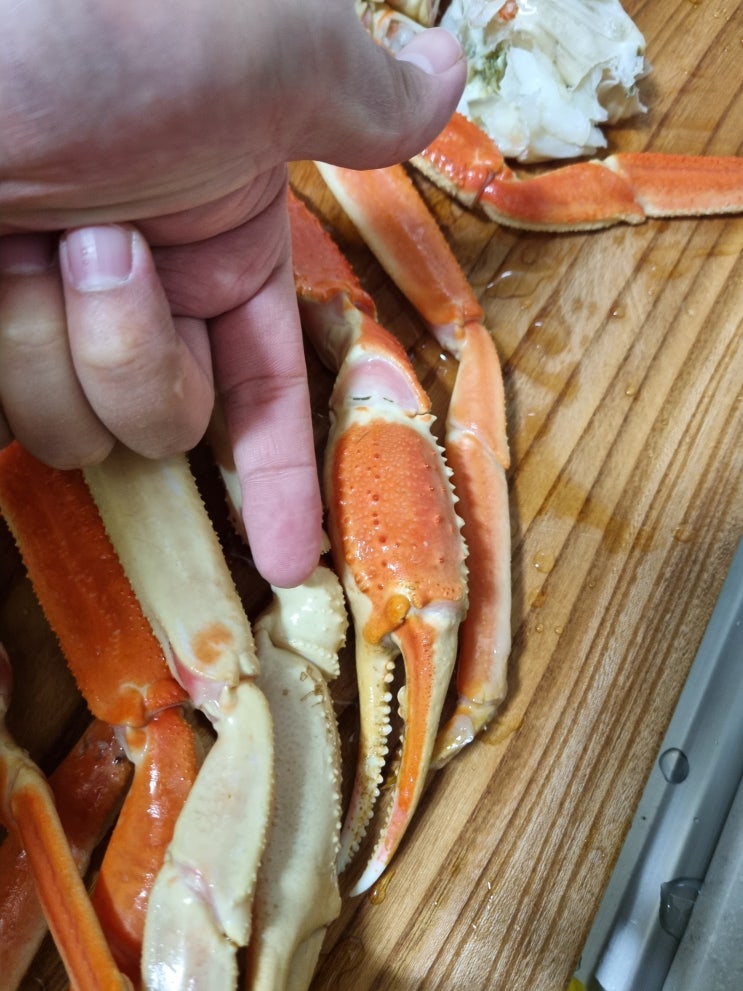  킹크랩 처음 먹어본 날