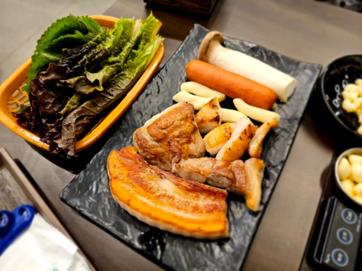  대구 칠곡3지구 맛집 식껍 애견 동반 식당 글램핑고깃집