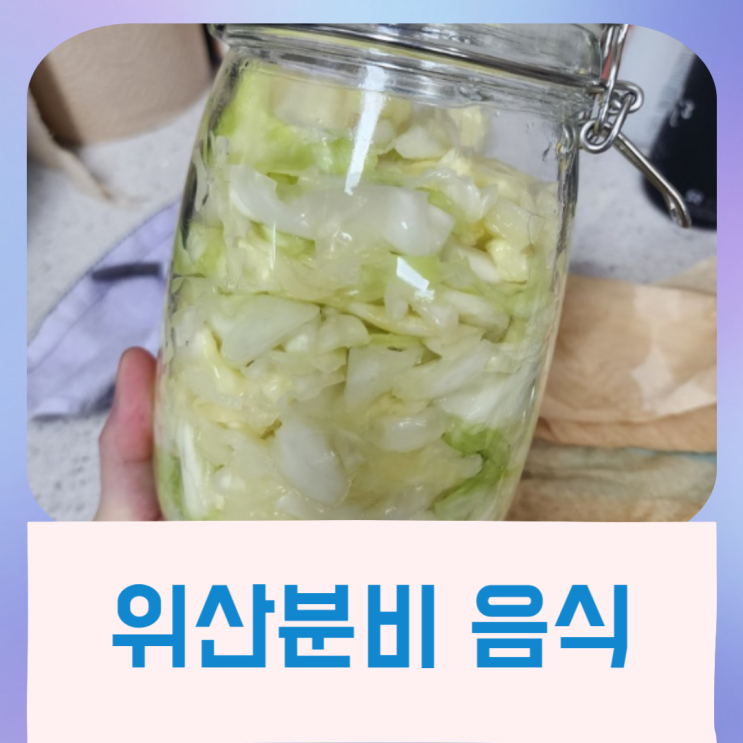  위산분비 증상 위산에 좋은 음식