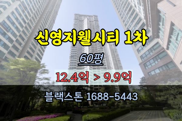 청주 고급아파트 신영지웰시티1차 경매 60평