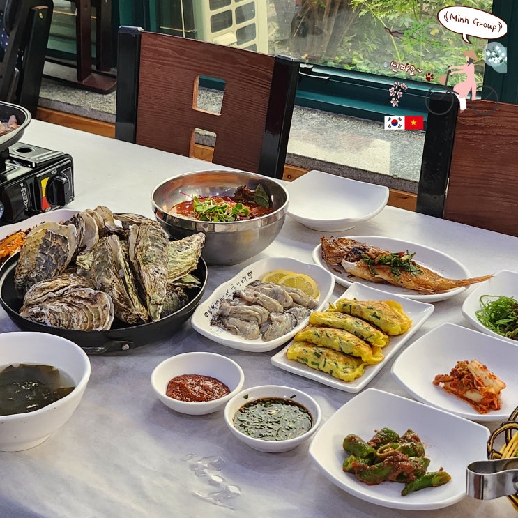  "통영맛집"+"한마음식당"에서 맛보는 한마음굴삼합으로 소주 한 잔 어때요?!