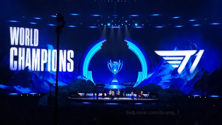  2023 Worlds 결승전 웨이보 vs. 티원 직관 후기 : 고척돔 3층 312 구역 시야