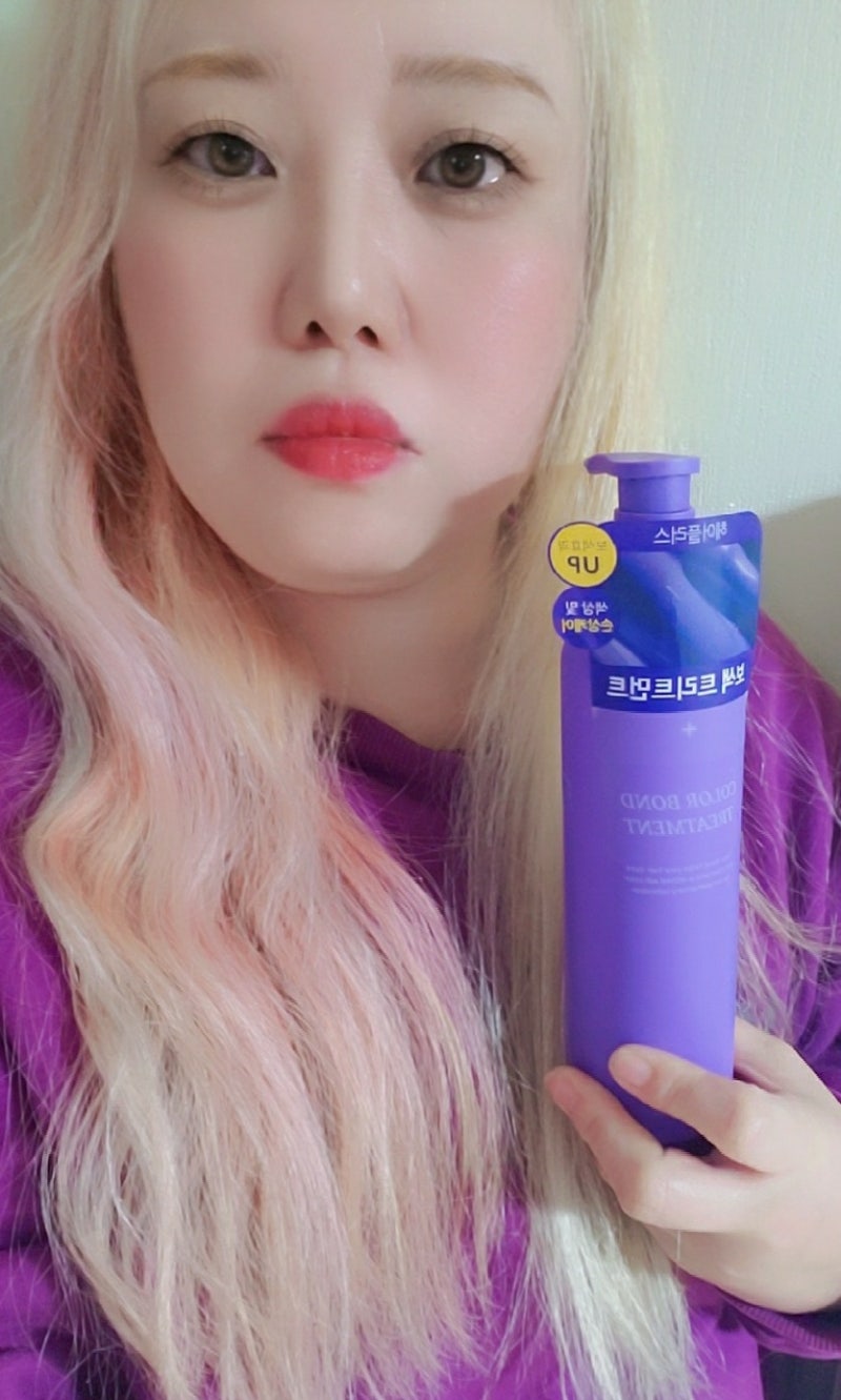 올리브영 보색샴푸 염색 탈색 예쁜 컬러 유지 하고 싶으면 헤어플러스 컬러본드 써봐