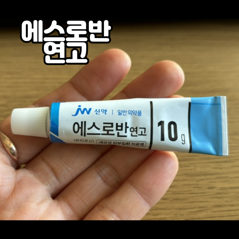에스로반 연고 세균성 피부질환 치료제 여드름 모낭염