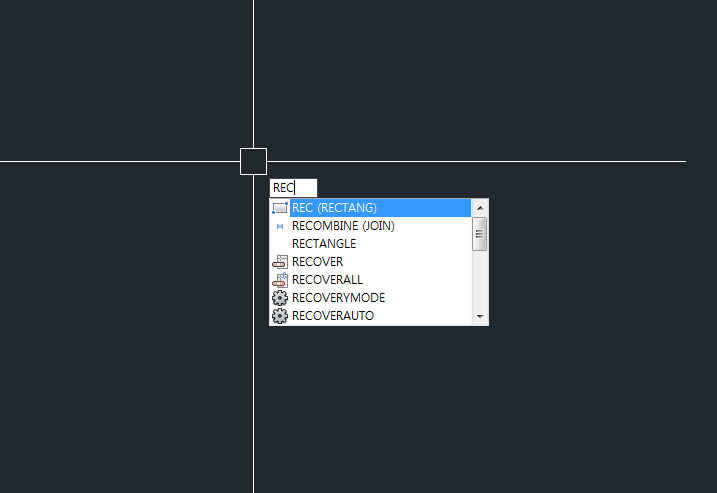 오토캐드(Autocad) - 사각형(Rectangle) 그리기, 단축키 rec : 네이버 블로그