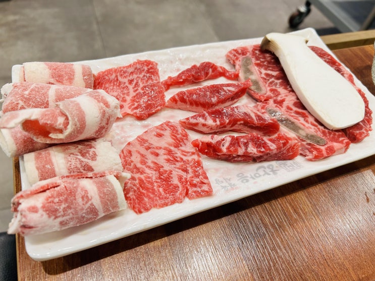  인천송도 소고기맛집 회식장소 추천 한마음 정육식당