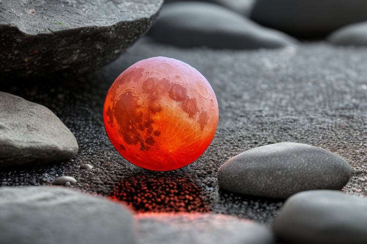 [Ai Greem] 배경_달 200: 월식, 붉은 달, 적월과 관련하여 상업적으로 무료로 사용할 수 있는 Ai 썸네일 이미지