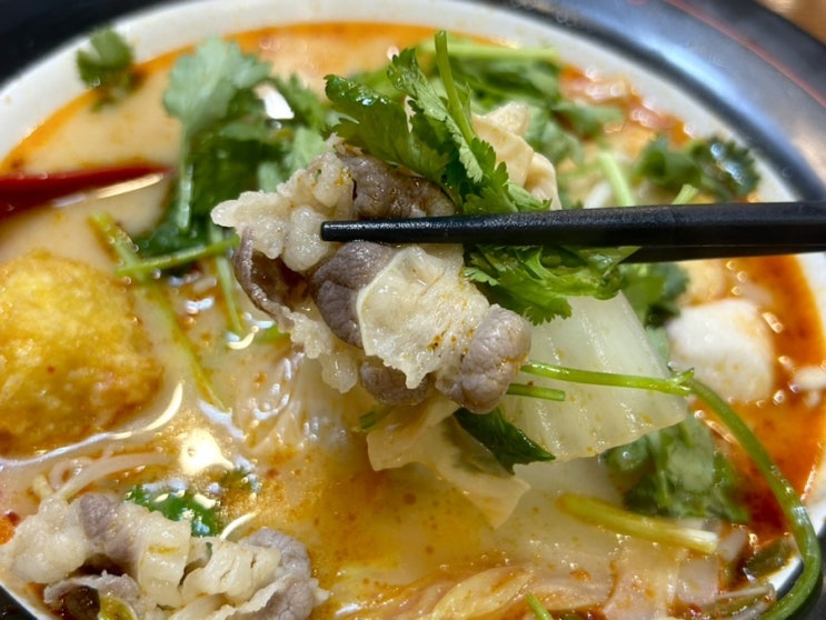  인천 부평 혼밥 춘리마라탕 1단계 맵기 맛있다
