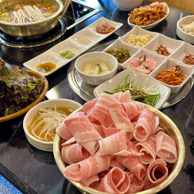 인천 연수동 고기집 연수상회 점심특선 메뉴가 푸짐한 곳