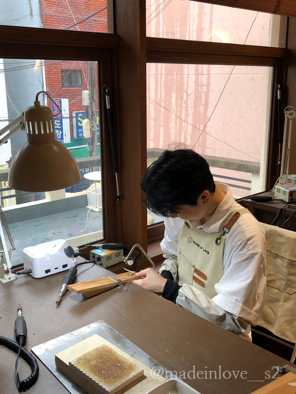  부산기념일데이트 추천 메이드인러브 반지공방에서 커플링만들기 ( •• ू )