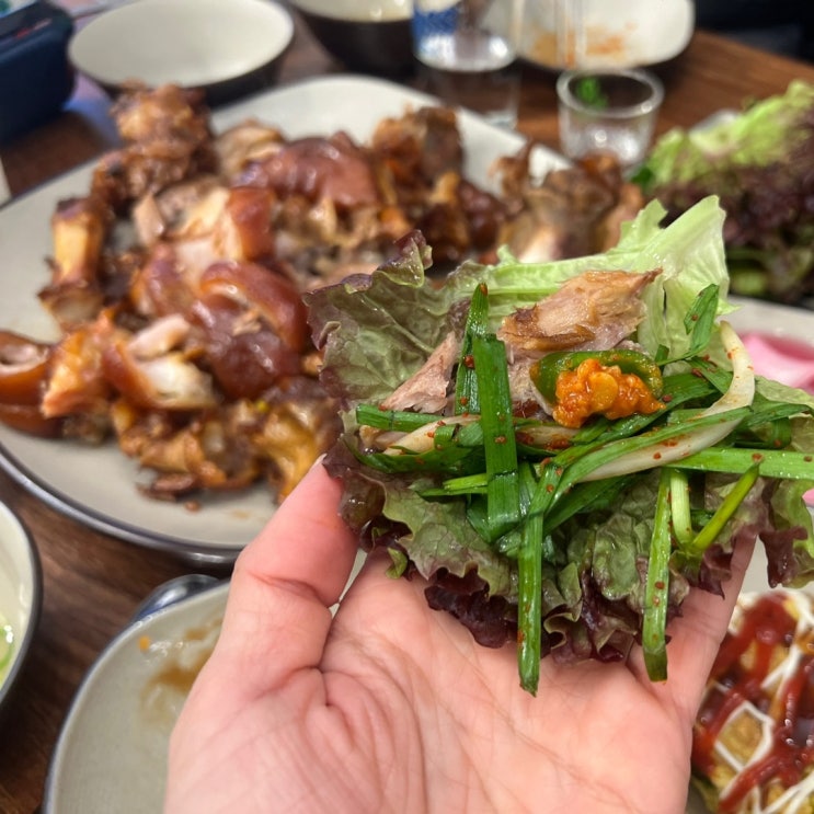  깔깔이족발 특사이즈 저녁메뉴, 오목교 족발 여기 맛있네!