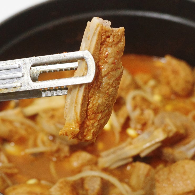  [밀키트 추천]뜨끈한 국물과 양념갈비의 조화! 원조중산물갈비전골