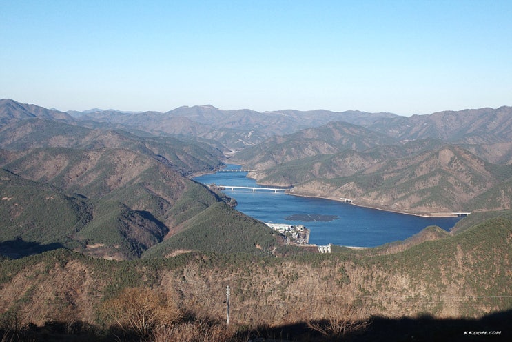 대구 군위 화산산성 전망대(화산마을 하늘전망대, 풍차전망대)