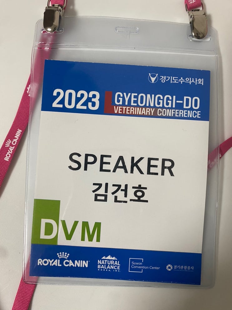  [학술/대외활동] 김건호 내과 원장, 2023년 경기 수의 컨퍼런스, 고양이 림포마의 진단 및 치료관리 강의 - 24시 스탠다드동물의료센터
