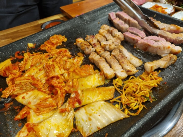  용인 한화리조트 맛집 한원CC 고깃집 통삼집