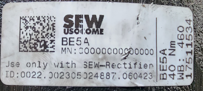  SEW_Motor Brake_점검 방법_전기_발자국_24