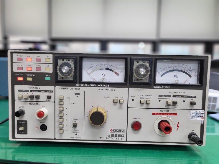  Kikusui TOS8850 W/I Auto Tester 중고 판매