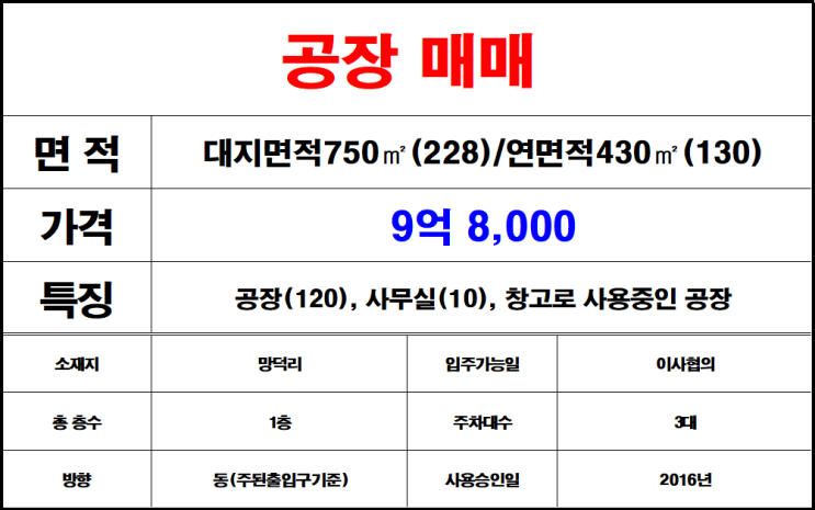  김해 주촌 공장 매매 창고로 사용중인 주촌창고매매 주촌공장매매