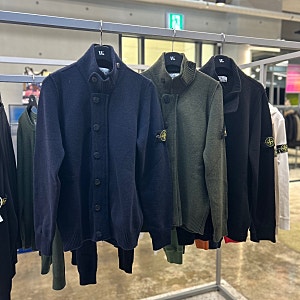 [STONE ISLAND] 스톤아일랜드 와펜패치 버튼집업 니트 가디건 / 스톤아일랜드 남자 니트 추천 / ....