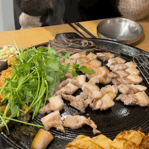  월화식당 영등포 무항생제 오겹살 쫀득살 된장찌개 맛집