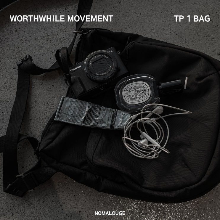  월스와일무브먼트 TP1 BAG 겨울철 데일리 크로스백