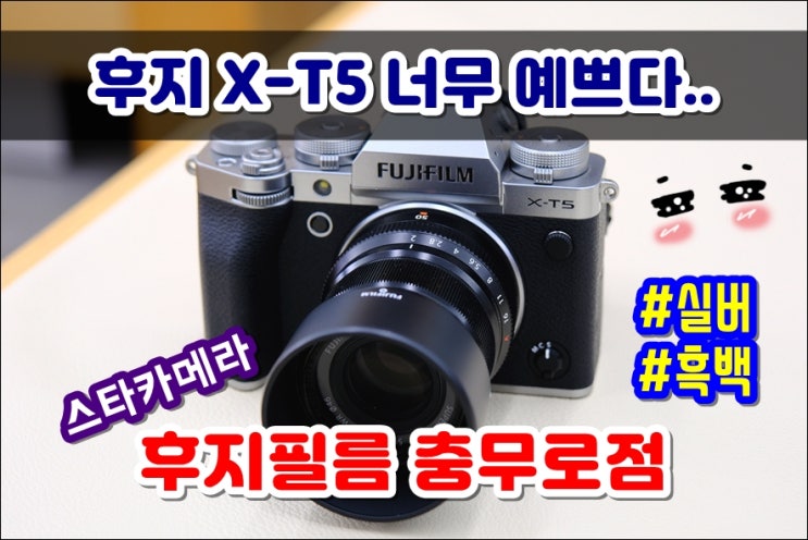  후지 X-T5 X-S20 구경하러 방문한 후지필름 충무로점 스타카메라