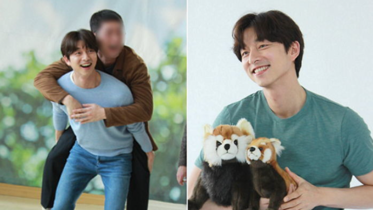  공유 머리 스타일: 도깨비 가르마펌 이미지와 남자 덮머리