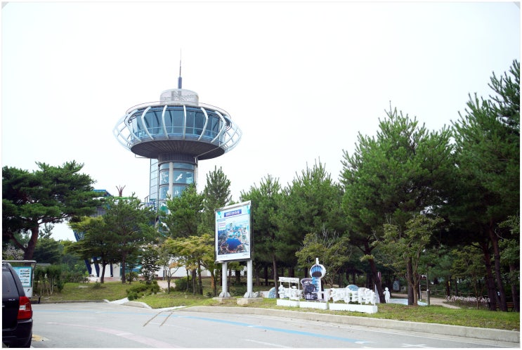  송지호 전망대와 산소길_ 강원도 고성 석호를 돌아보는 둘레길과 관망타워