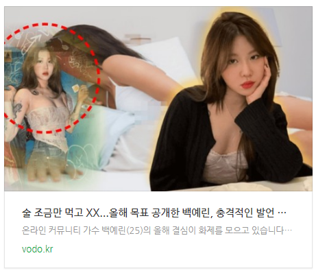 [뉴스] "술 조금만 먹고 XX"...올해 목표 공개한 백예린, 충격적인 발언 화제