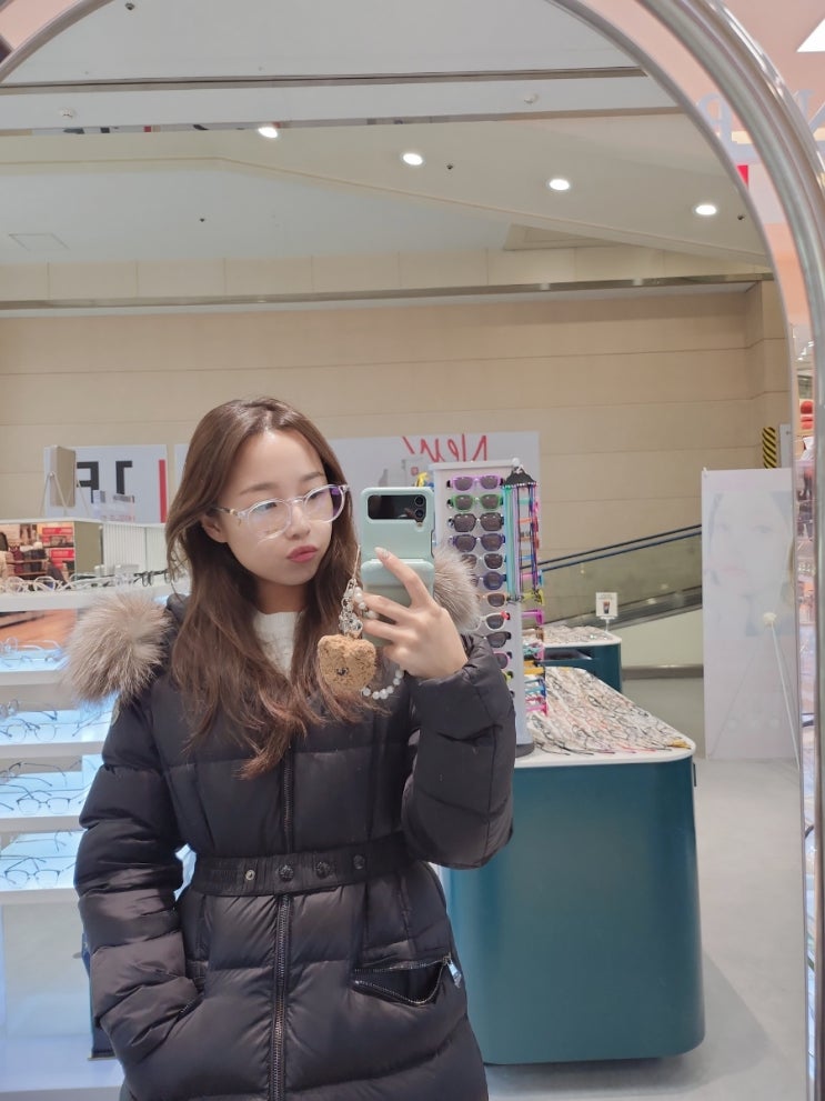  온천동 안경점 가벼운 티타늄 뿔테 피팅 아이젠트리 부산 롯데마트 동래점