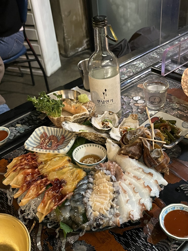  홍대 연남동 술집 이자 싱싱한 제철 모듬회가 있는 홍대 해산물포차 연남동 맛집 추천 연주방 연남