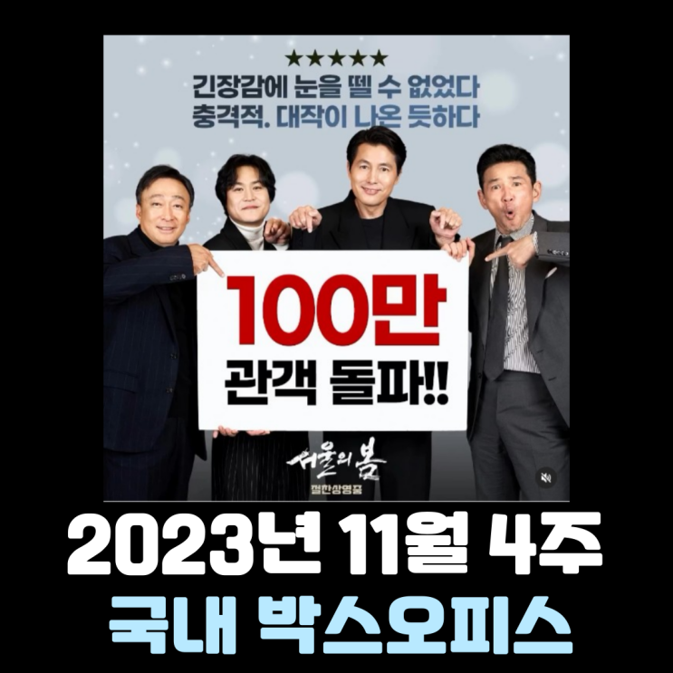  [2023년 11월 4주] 초겨울에 부는 서울의 봄바람
