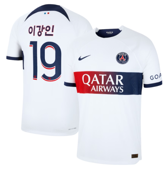 psg 파리생제르맹 한글 유니폼과 <b>이강인 리그 1호골</b>!!