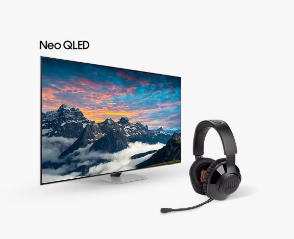 2023 Neo QLED 4K QNC90 (125 cm) + JBL QUANTUM 350 무선 게이밍 헤드셋/KQ50QNC90-Q3/127 cm 이하 (50형 이하)