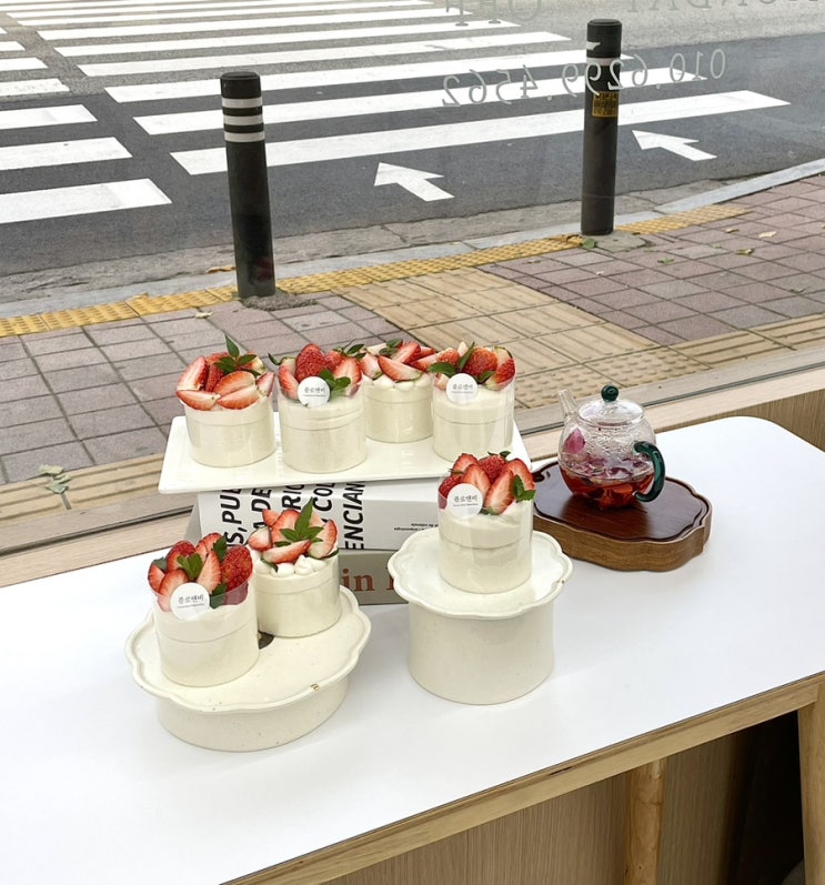  평택 플로앤비 :: 앙금 떡케이크 맛집 원데이 클래스 추천 후기