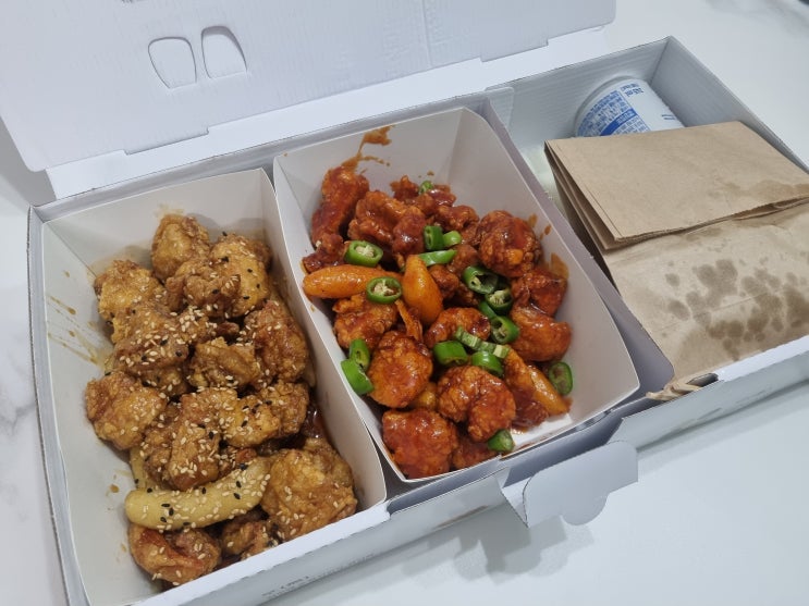  닭강정 맛집 김순례순살치킨강정 주문 후기!!