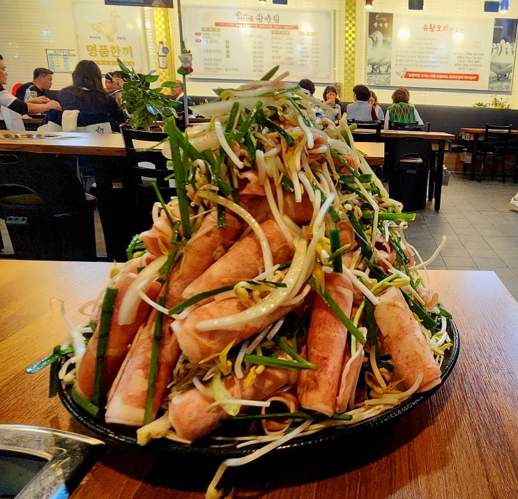 창원 오리불고기 명품 산수정 중동 맛집