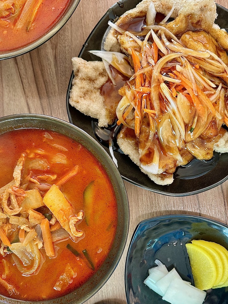  강릉 고기짬뽕이 맛있는 소문난 맛집 | 룽성 강릉교동점