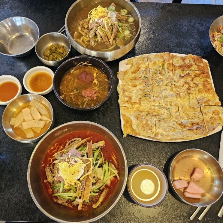 경남 진주 냉면 맛집 하연옥 본점 육전 너무 맛있어요