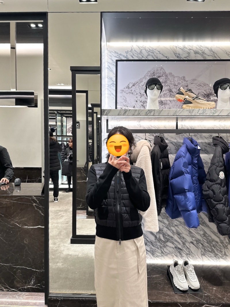 몽클레어 몽클레르 니트 패딩 여자 가디건 구매 후기