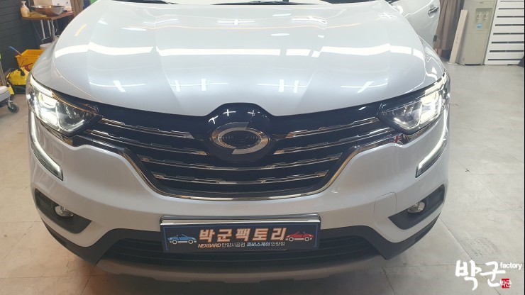  국토부 인증 LED 전조등 QM6 전조등 교체 시공 안양LED 전조등 시공