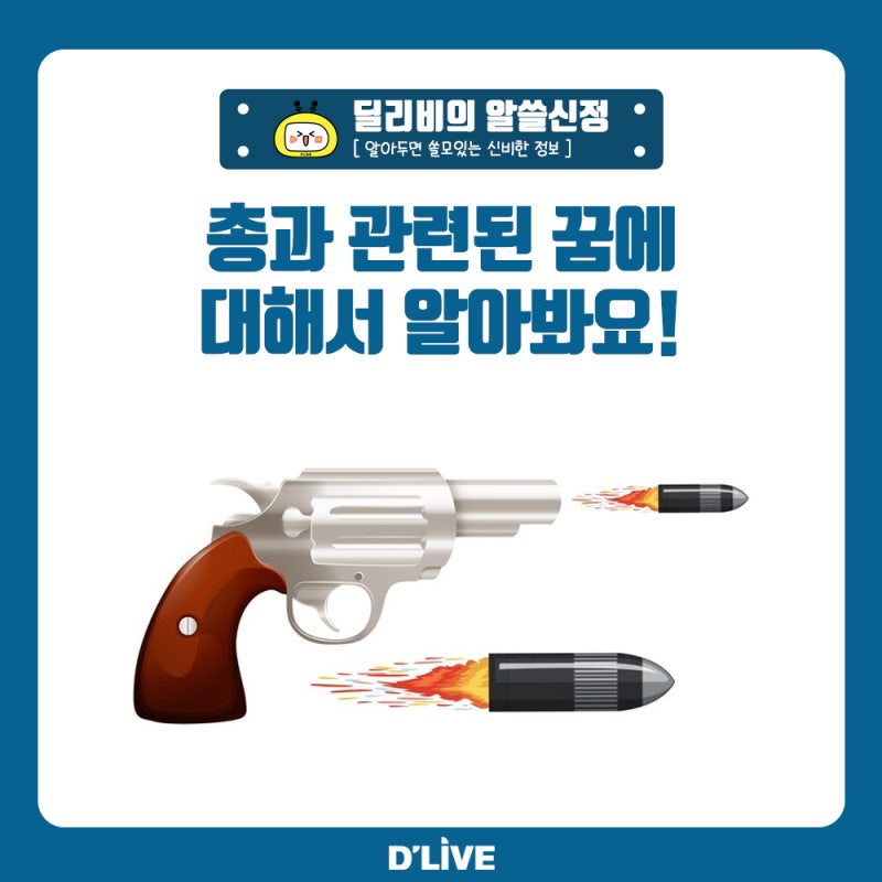 총맞는꿈 해몽 팔 등 다리 머리에 총 맞는 꿈 총정리