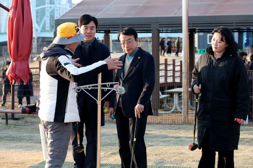 인천시의회 <b>허식 의장</b>, 파크골프장을 통해 환경민원 해결