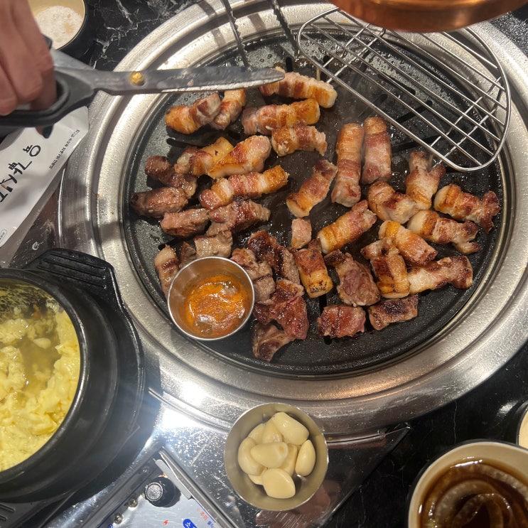  양천구 신네 삼겹살 육갑식당 육갑생삼겹살 계란찜 꿀조화