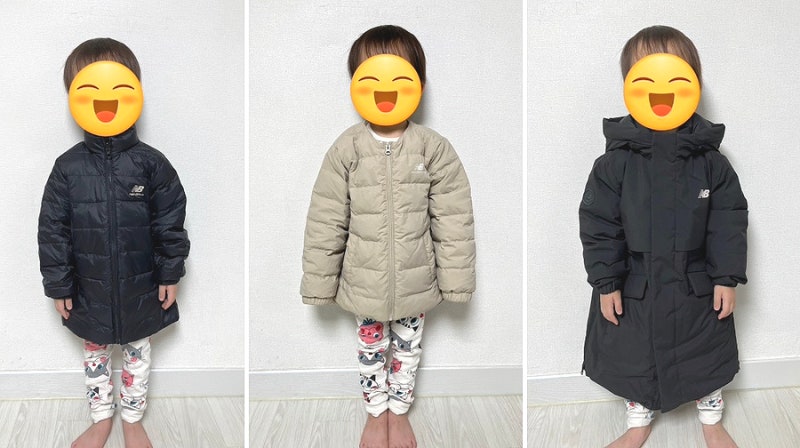 4살 뉴발란스 키즈 패딩 구스 경량 미디 후기 120 사이즈 착용사진 있음