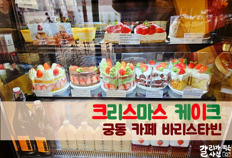 대전 궁동 바리스타빈 너무 이쁜 크리스마스 케익 대전 궁동 바리스타빈 너무 이쁜 크리스마스 케익
