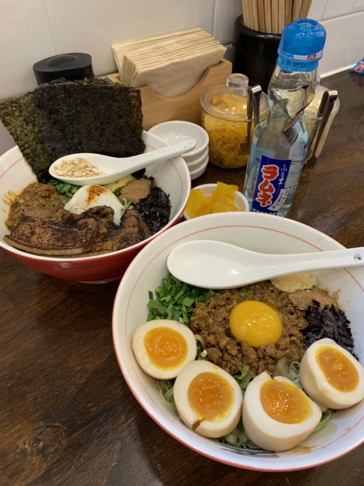  [경기도 운정역] 멘야세븐 :: 혼밥하기 좋은 자가제면 일본식 마제소바 마제메시 가람마을 맛집