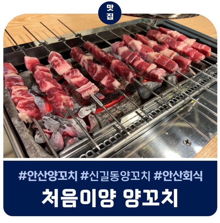  처음이양양꼬치 : 안산 신길동 이마트트레이더스 인근 양꼬치 맛집
